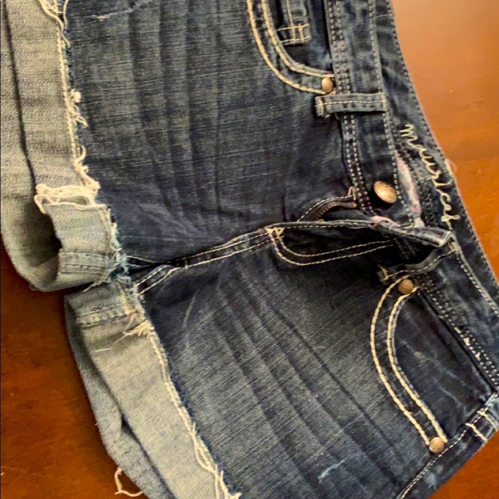 Maurices cuffed jean shorts